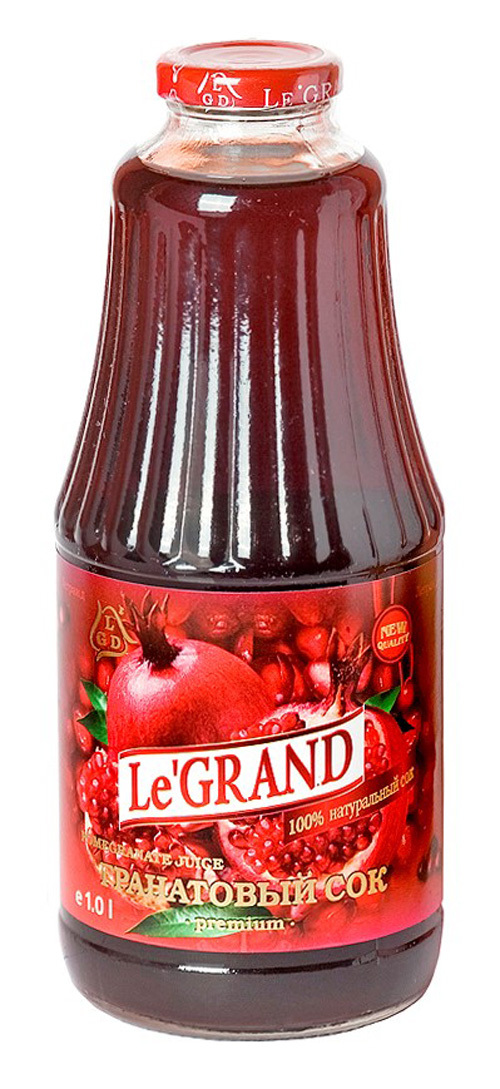 Ст нектар. Ле Гранд гранатовый сок. Сок гранатовый Grand Pomegranate. Сок гранатовый Гранд 1л. Гранатовый сок Grand 2,8 л.