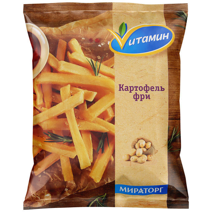 Картофель фри Витамин с/м (5) 750г
