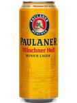 Пиво Пауланер Мюнхенское светлое фильтр. паст. ж/б 0,5л