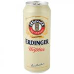 Пиво Эрдингер пшеничное неосветлённое нефильтр. 5,3% ж/б 0,5л