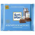 Шоколад Риттер Спорт молочный альпийское молоко 100г