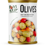 Оливки Помато по-испански с овощами и специями ж/б 300г