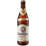 Пиво Эрдингер пшеничное светлое нефильтр. 5,3% ст/б 0,5л